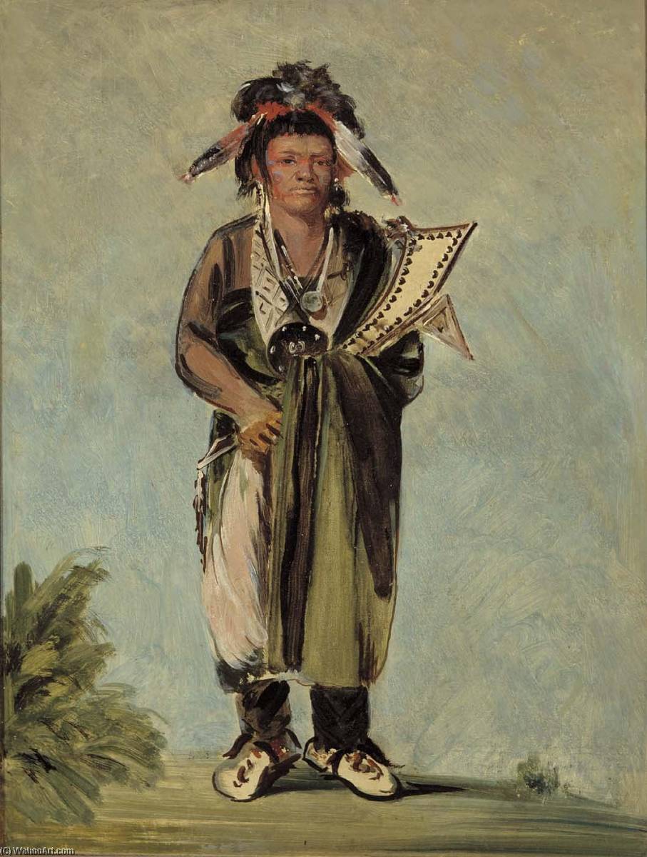 Wah Kón Ze Kaw, The Snake — George Catlin