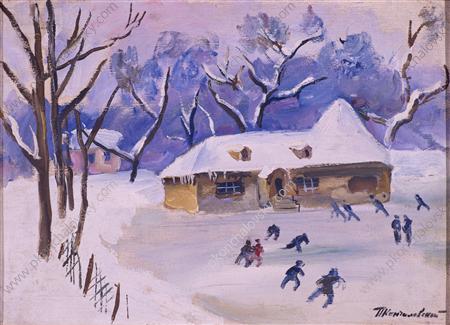 Little House On The Rink — Pyotr Konchalovsky