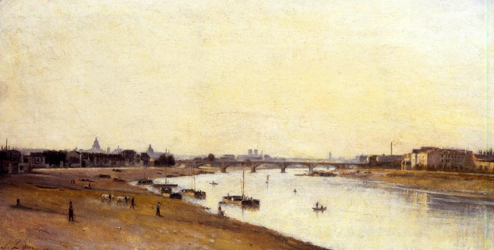 The Pont National As Seen From Quai D'ivry, Paris — Stanislas Lépine