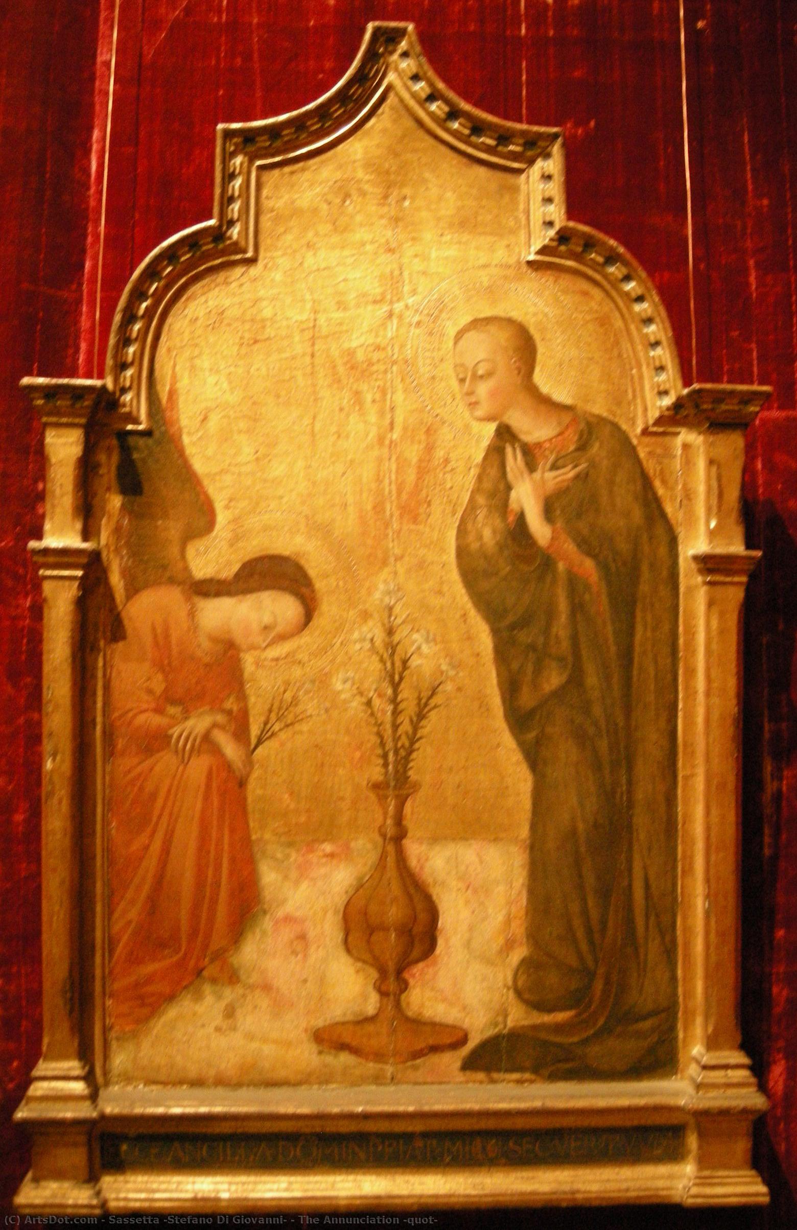 The Annunciation " — Сассетта