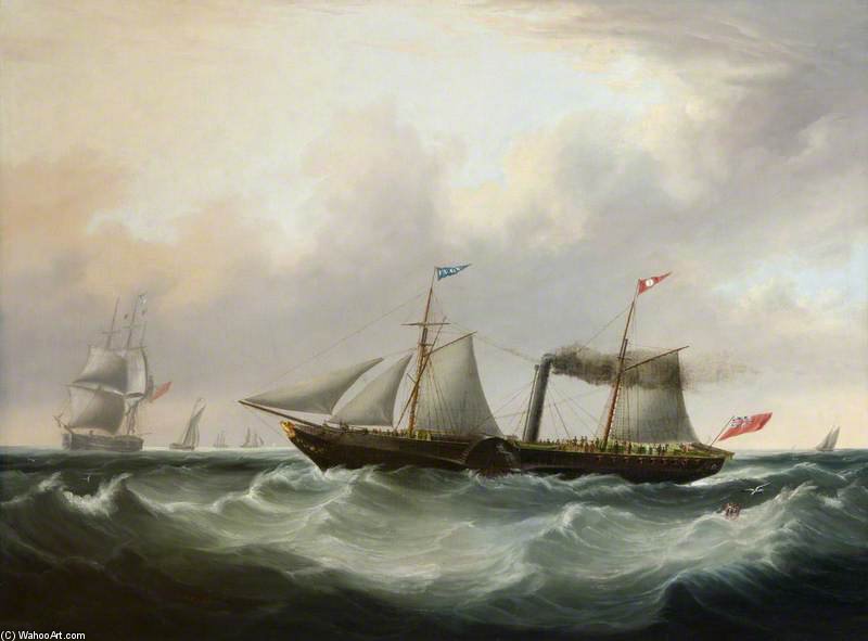 Wooden Paddle Steamer ‘falcon’ — Joseph Heard