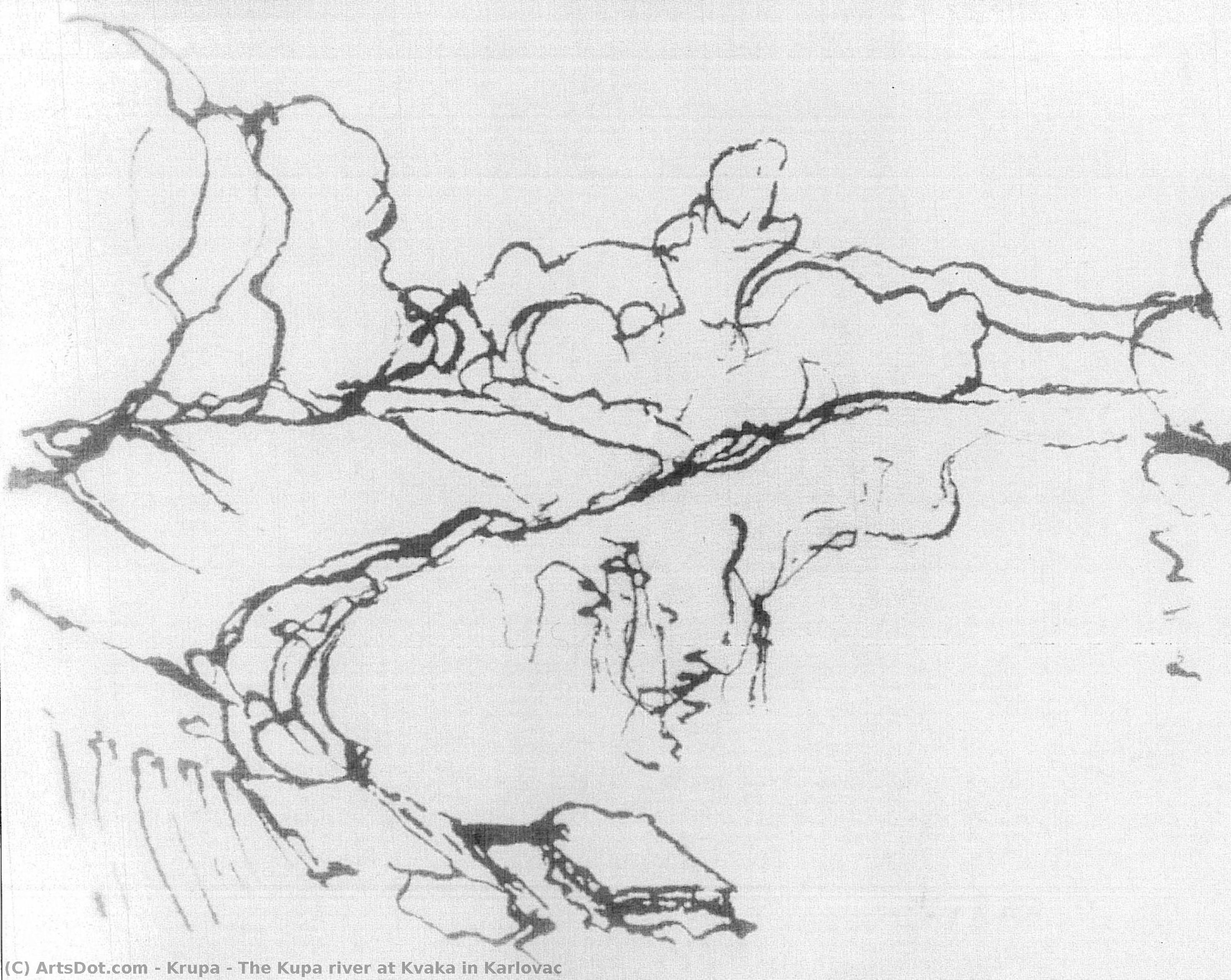The Kupa River At Kvaka In Karlovac — Alfred Freddy Krupa