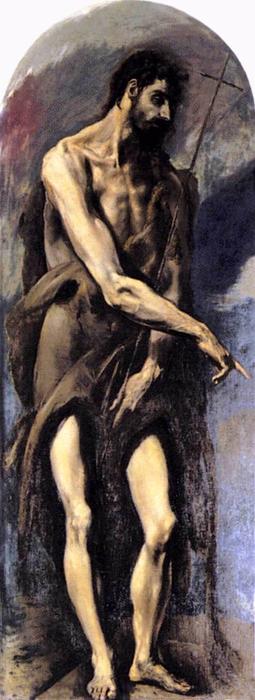 St John The Baptist — Эль Греко