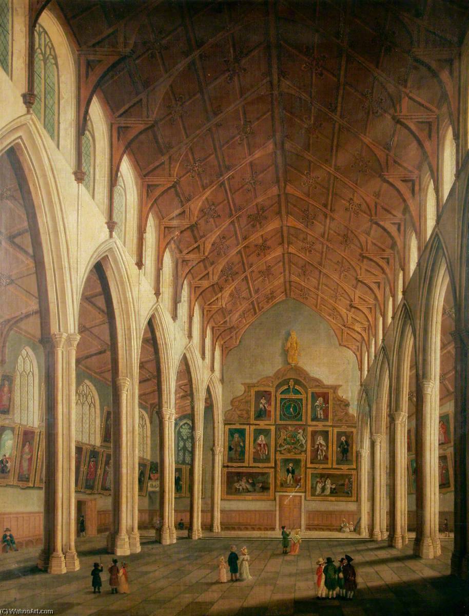 Interior Of St Andrew's Hall, Norwich — James Sillett