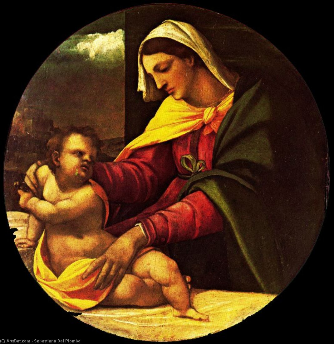 Madonna With The Child — Sebastiano Del Piombo