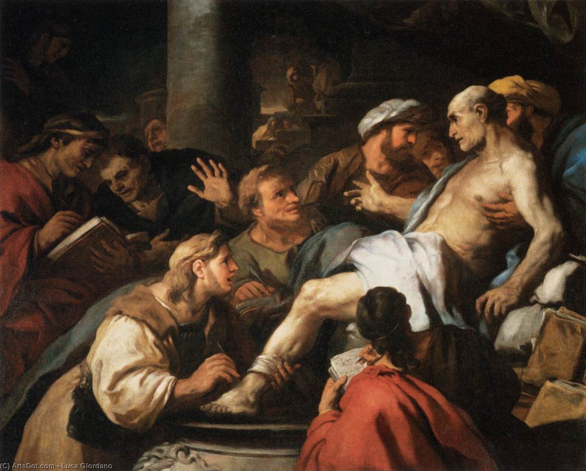 The Death Of Seneca — Luca Giordano