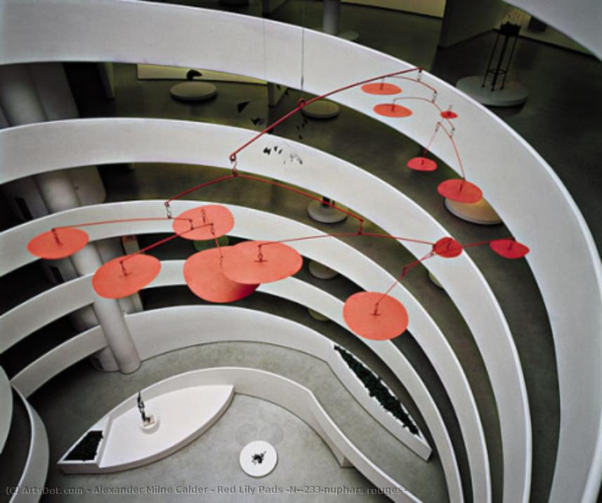 Red Lily Pads (nénuphars Rouges) — Alexander Milne Calder