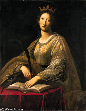 Saint Catherine Of Alexandria — Gregorio Pagani