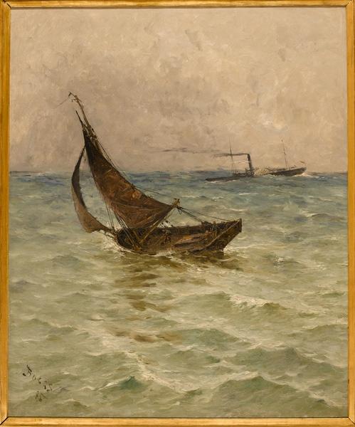 Barque De Pêche, À Trouville — フランク・マイヤーズ・ボッグス
