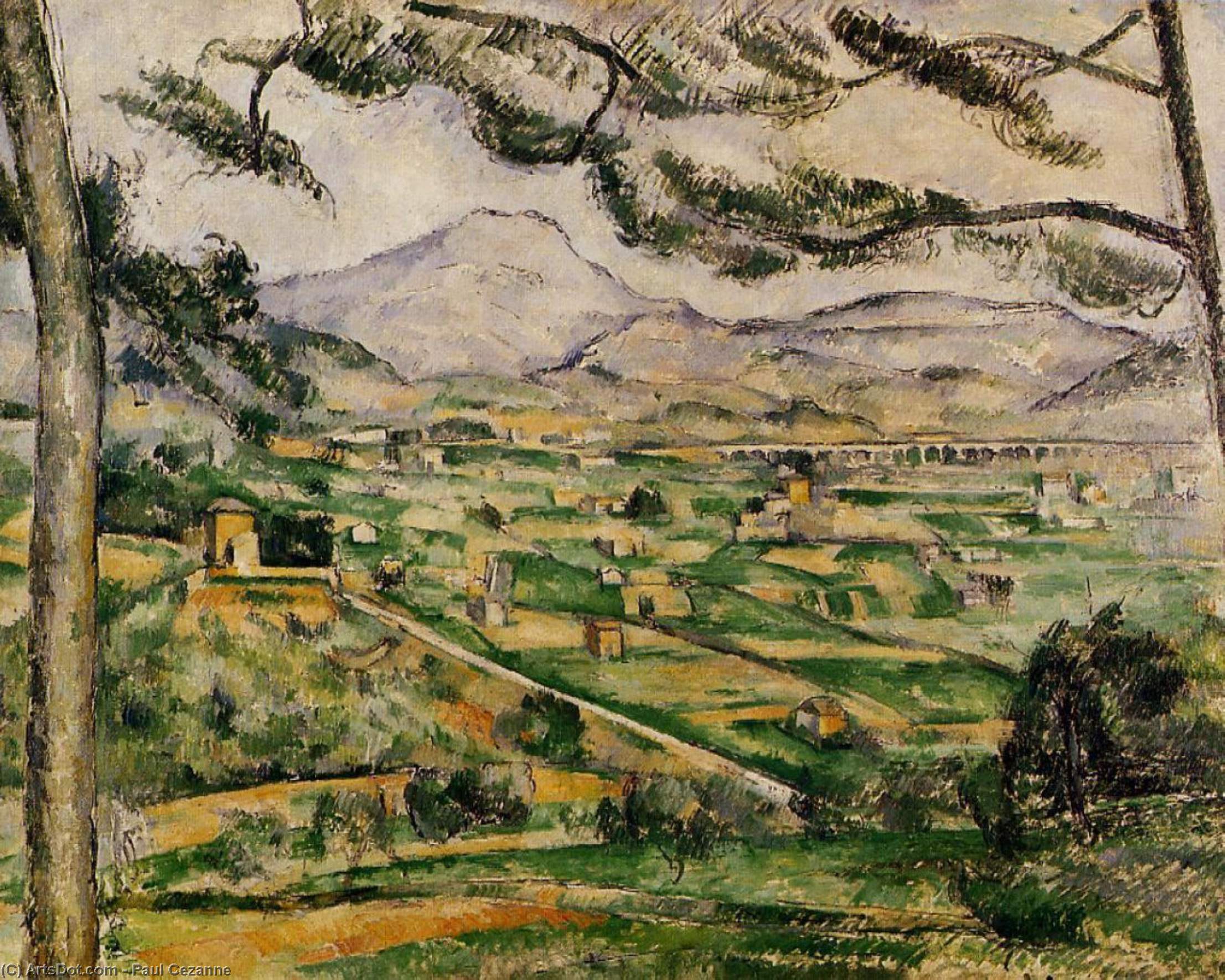Mont Sainte-victoire With Large Pine — Paul Cézanne