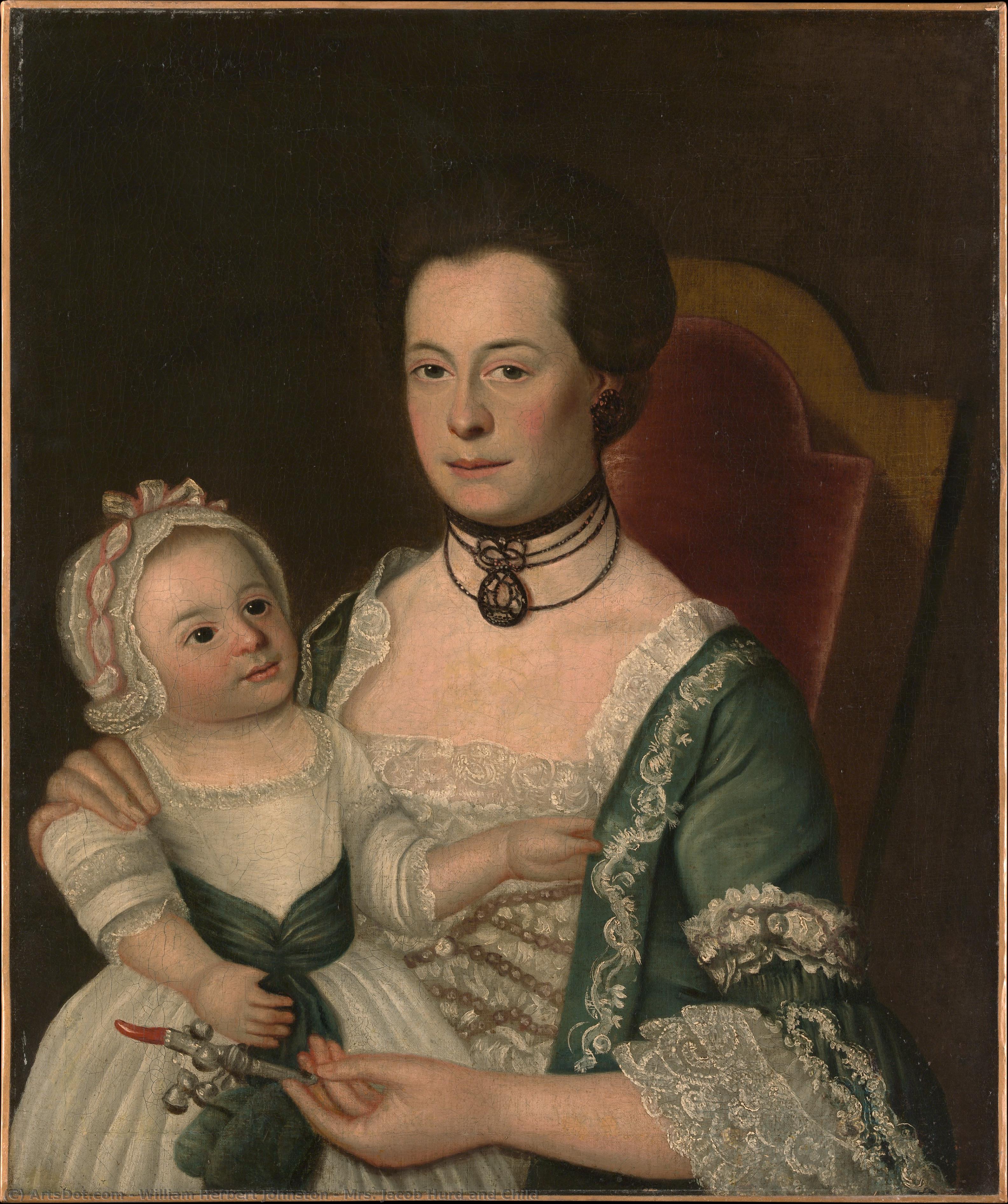 Mrs. Jacob Hurd And Child — William Herbert Johnston