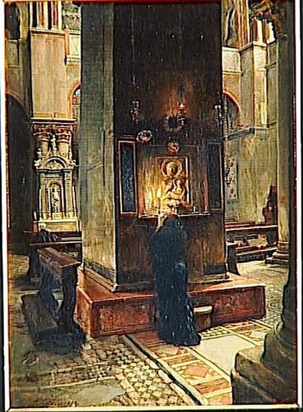 Saint Marc De Venise. La Madonna Del Baccio — Jean-louis Ernest Meissonier