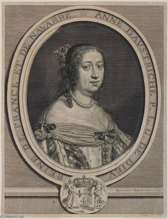 Bildnis Der Anna Von Osterreich — Robert Nanteuil