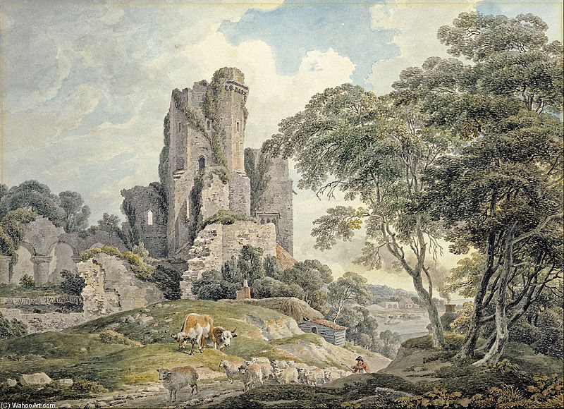 A View Of A Ruined Castle — Michael Angelo Rooker