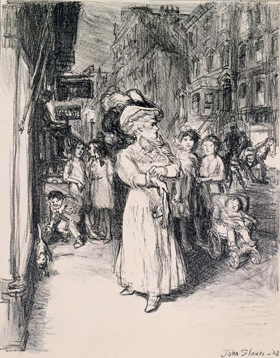 6th Avenue And 30th Street — John French Sloan