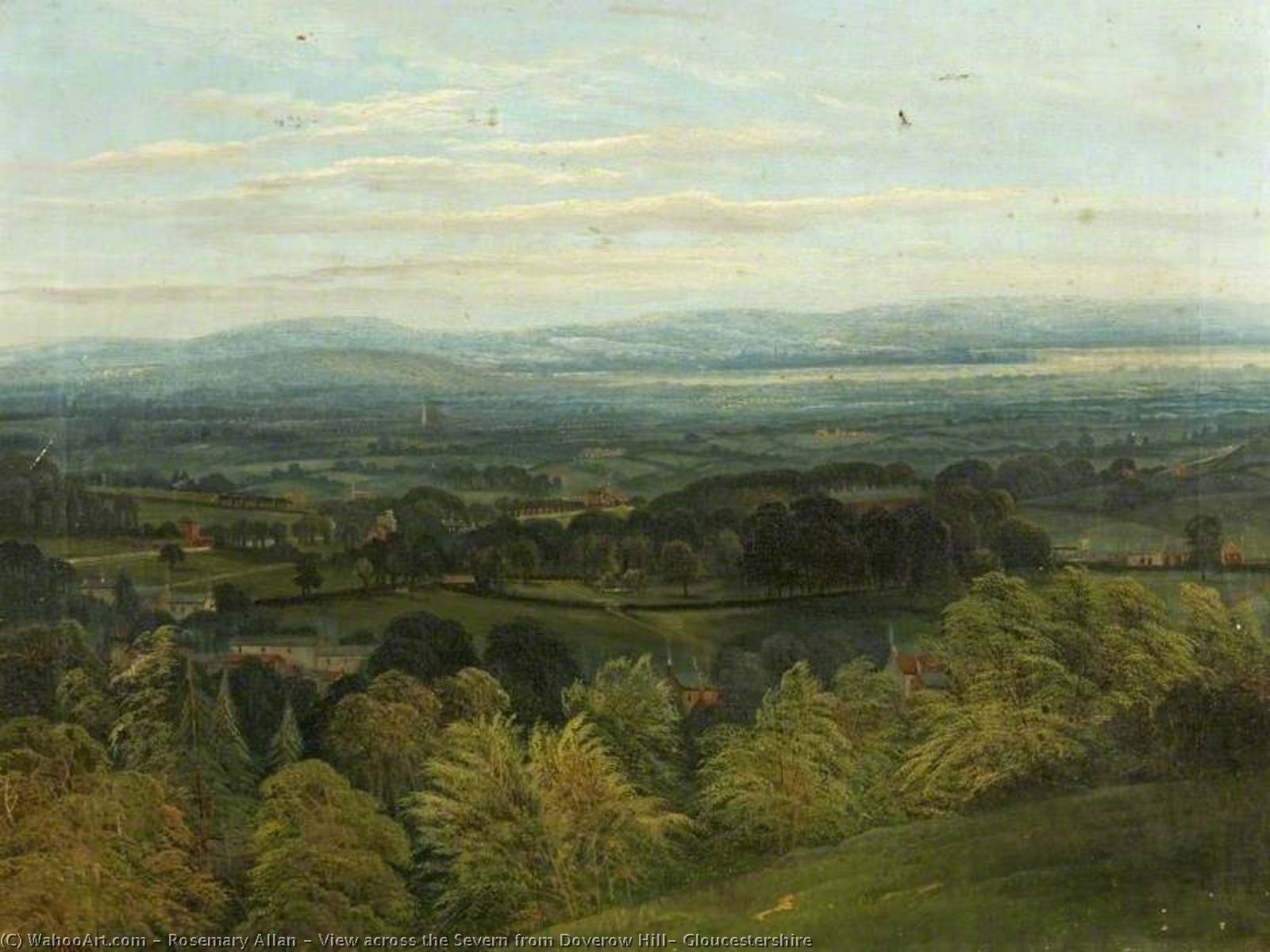 View Across The Severn From Doverow Hill, Gloucestershire — Rosemary Allan