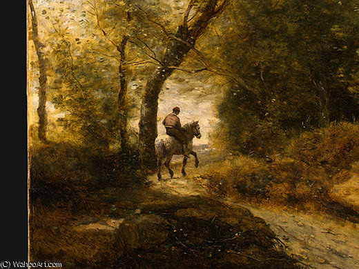 The Forest Of Coubron (detail - ) — Jean-baptiste-camille Corot