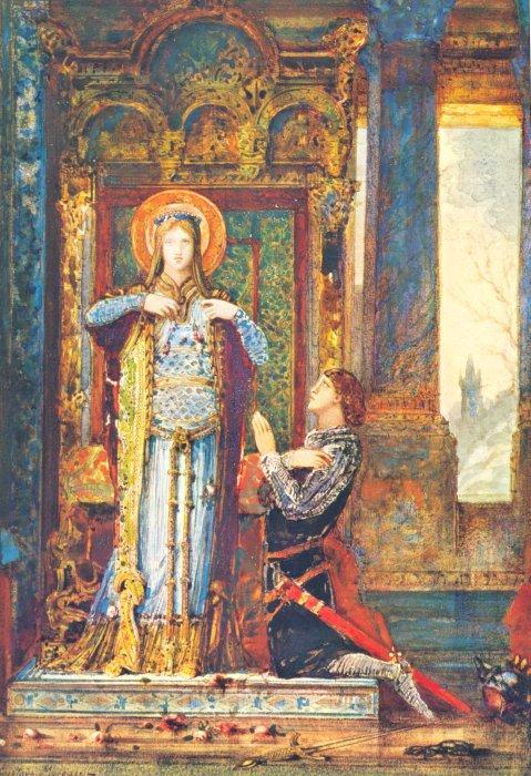 St Elizabeth Von Ungarn Oder Das Wunder Der Rosen — Gustave Moreau