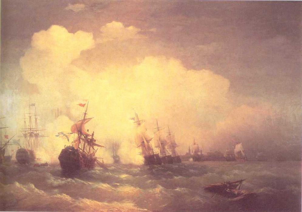 Sea Buttle Near Revel — Ivan Konstantinovich Aivazovsky