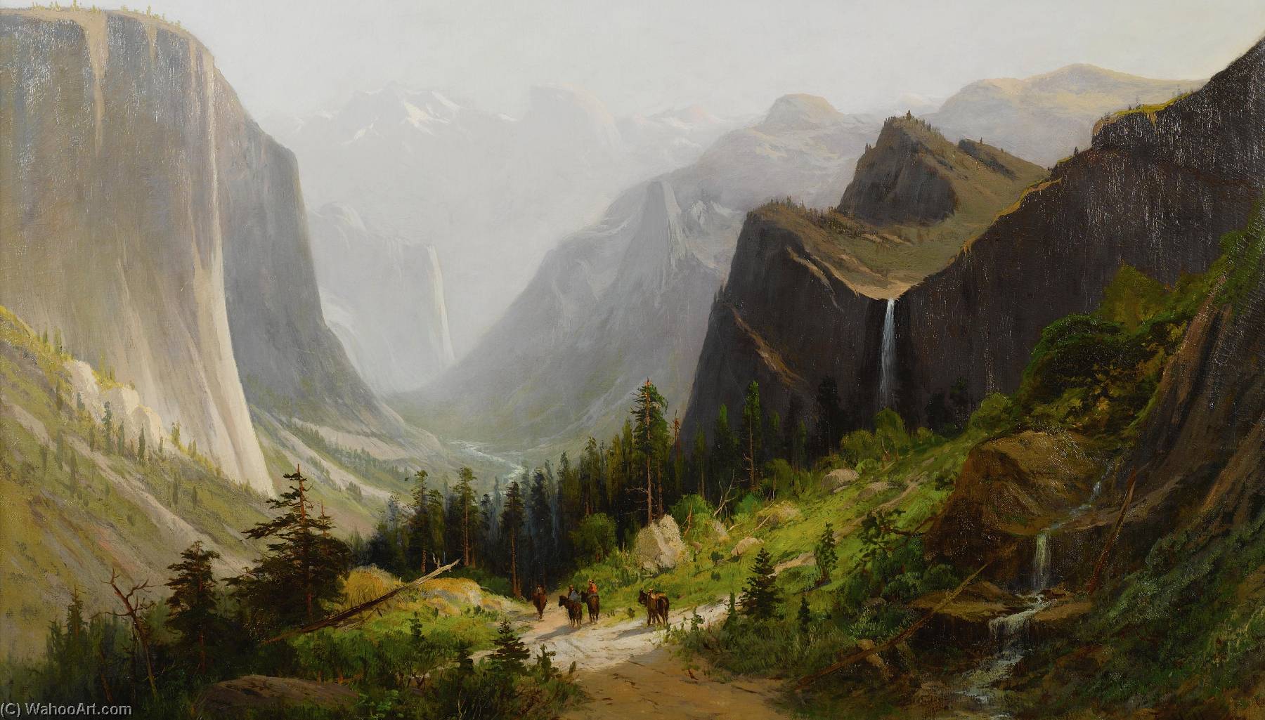 Yosemite Valley, California From Artist's Point — Frederick Ferdinand Schafer