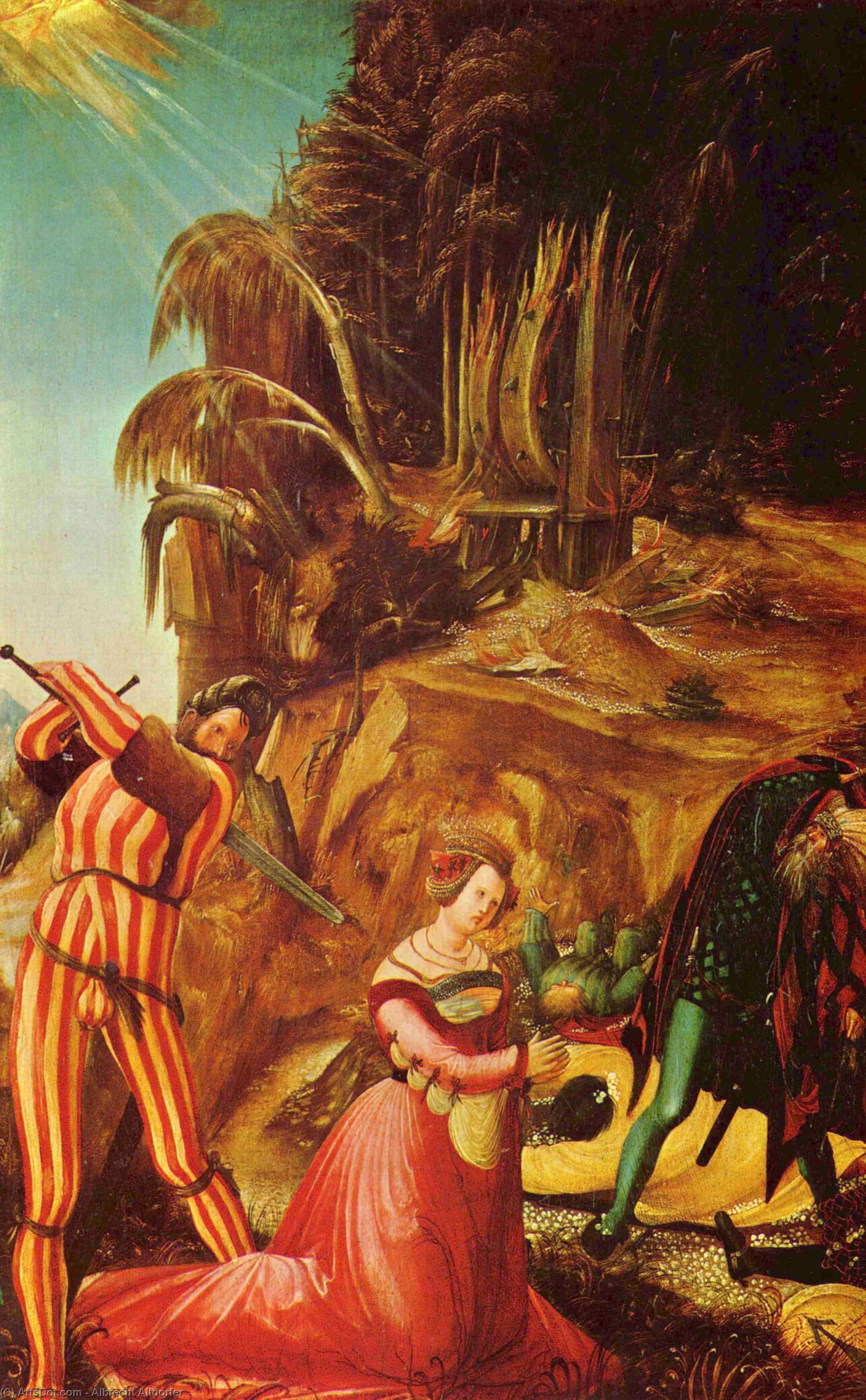 Beheading Of St. Catherine — Albrecht Altdorfer