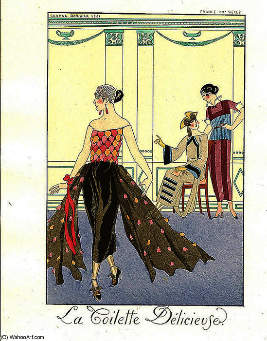 La Toilette Delicieuse — Georges Barbier