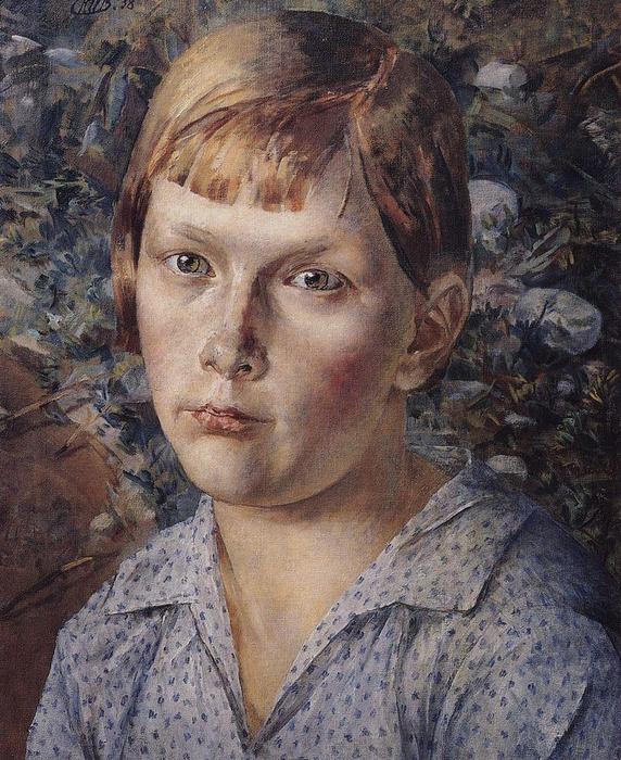 The Girl In The Woods — Kuzma Petrov-vodkin