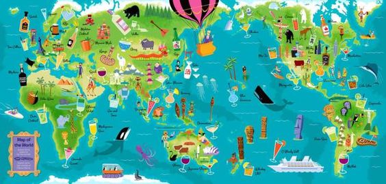The World From Outbound With The In Crowd — Josh Agle (shag)