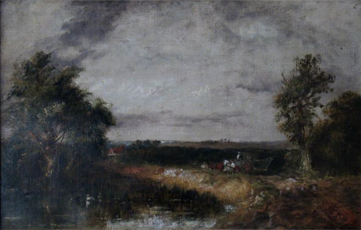 Landscape With Hay Cart — David Cox