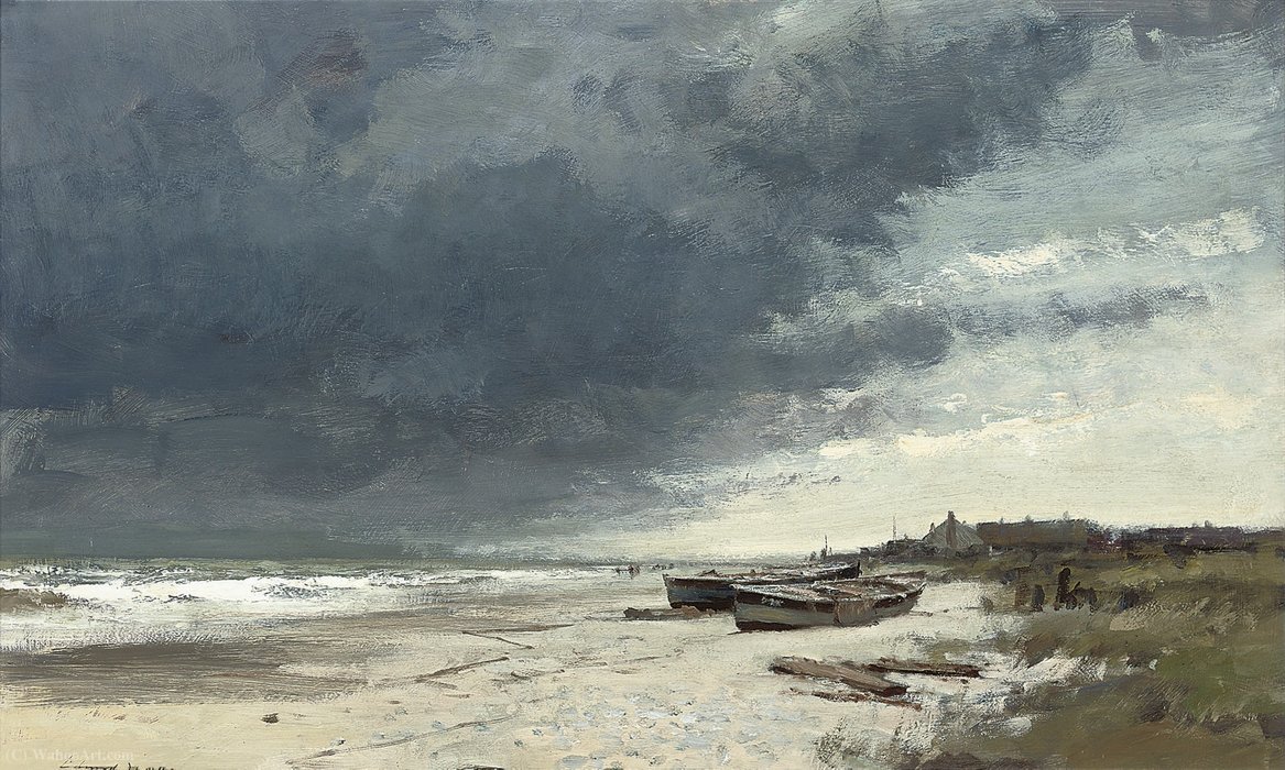 Longshore Boats, Norfolk — Edward Seago