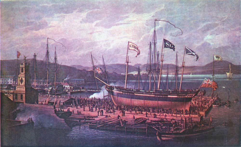 Launch Of The S.s. Christian — ロバート・w・サルモン
