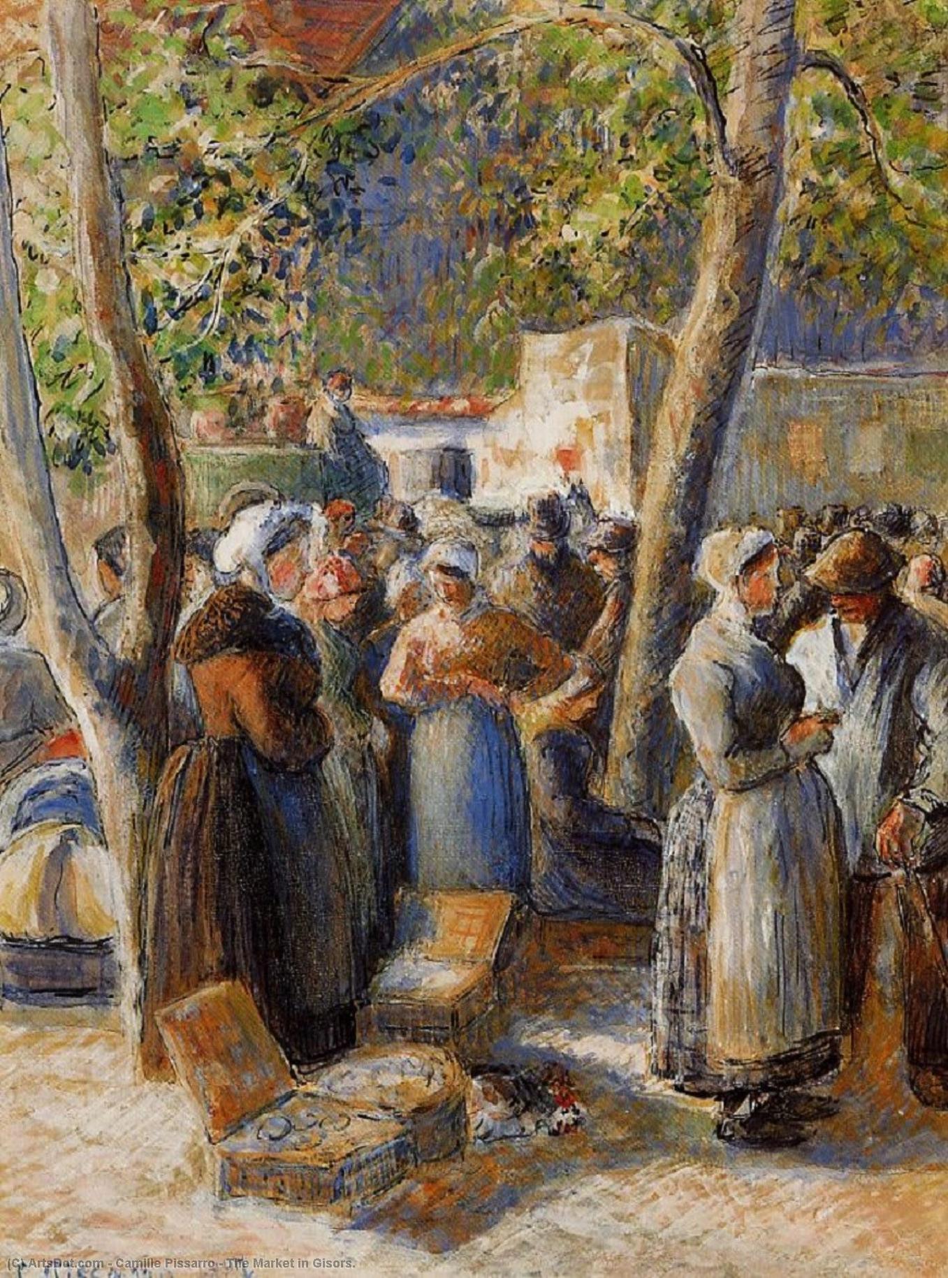 The Market In Gisors. — Camille Pissarro