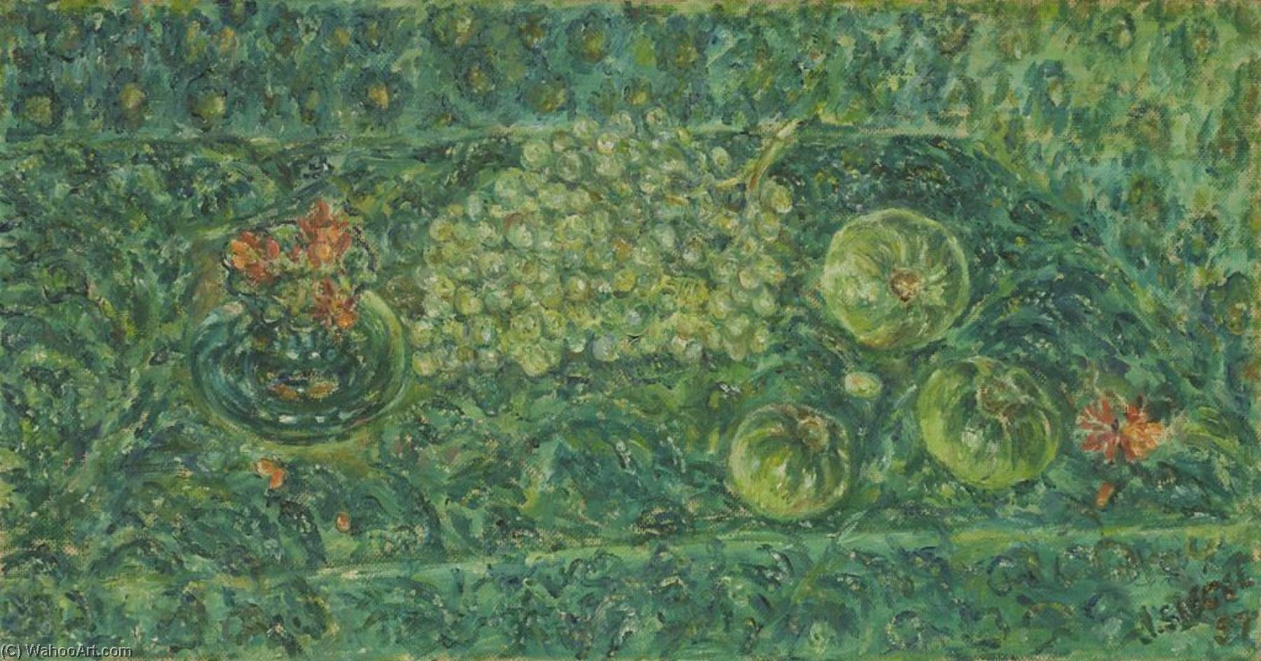 Still Life With Grapes And Tomatoes — Jack Siegel