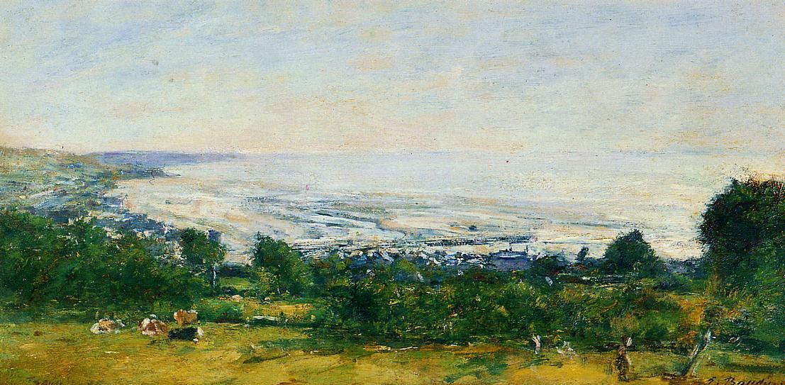 The Trouville Heights — Eugène Louis Boudin