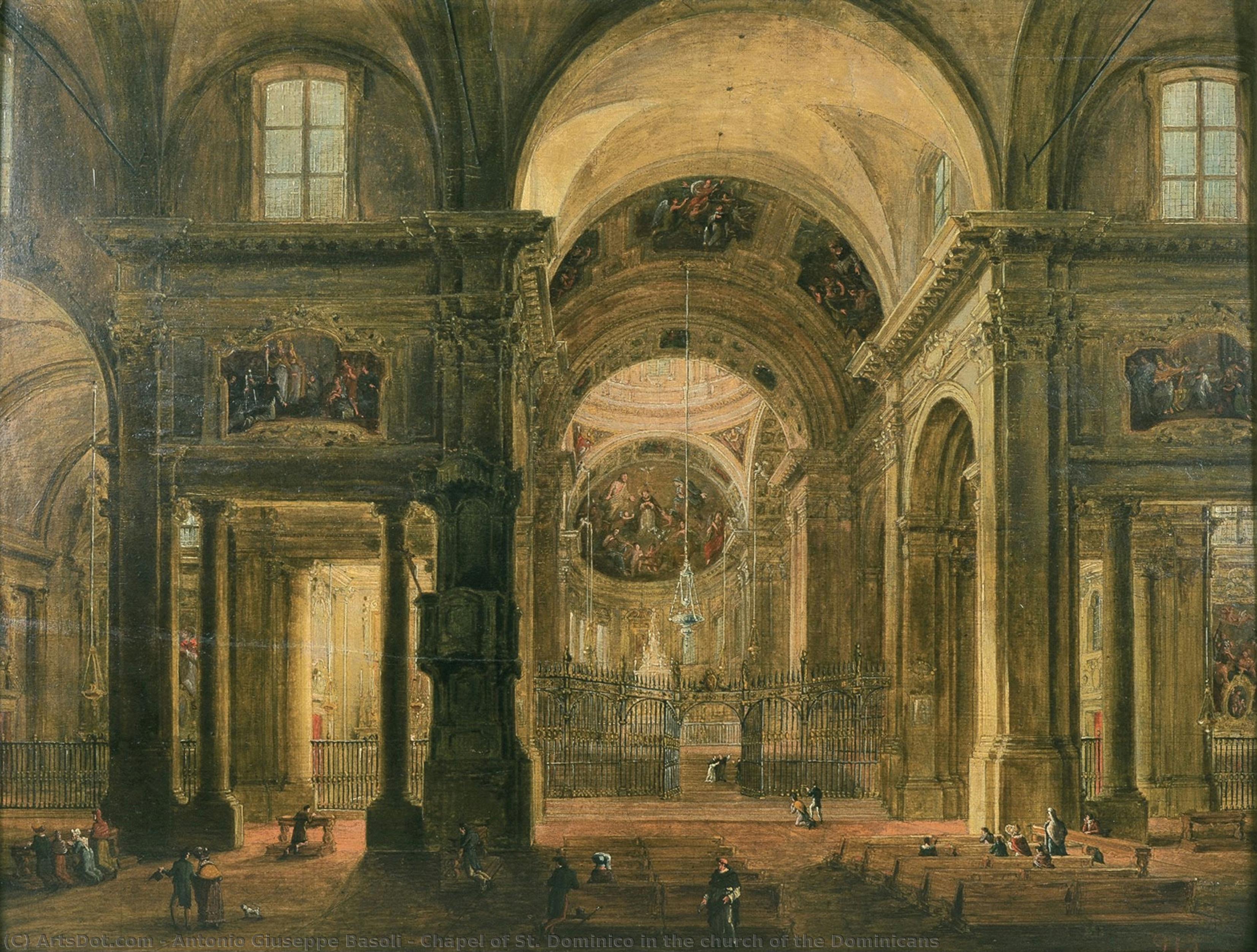 Chapel Of St. Dominico In The Church Of The Dominicans — Antonio Giuseppe Basoli