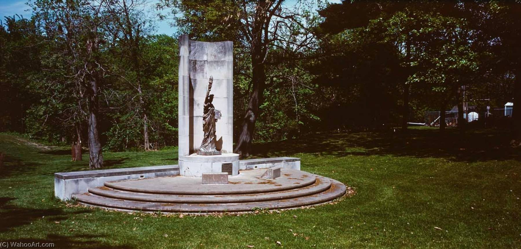 Statue Of Liberty, Burlington, Iowa, From The Portfolio Statues Of Liberty — Arthur Taussig