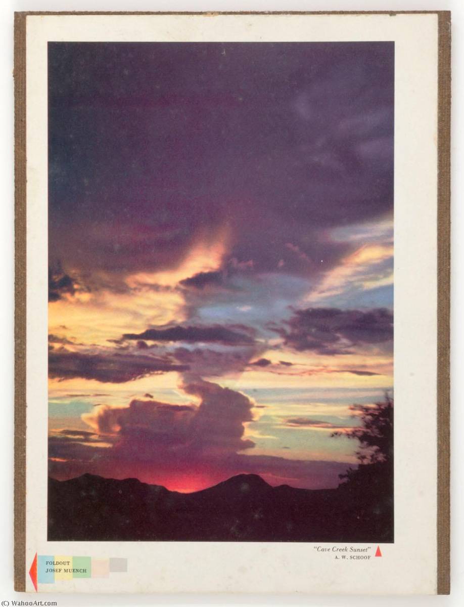 Untitled ( Cave Creek Sunset By A.w. School) — Joseph Cornell