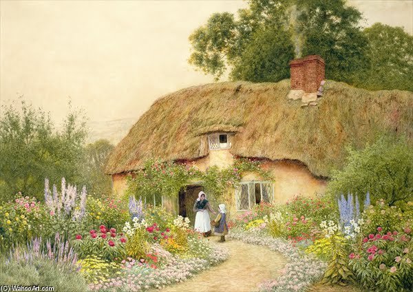 A Devone Cottage — Arthur Claude Strachan