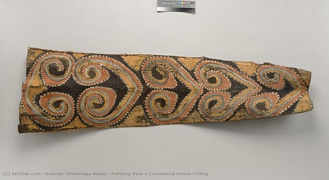Painting From A Ceremonial House Ceiling — Kulumb, Simberaga Wanyi
