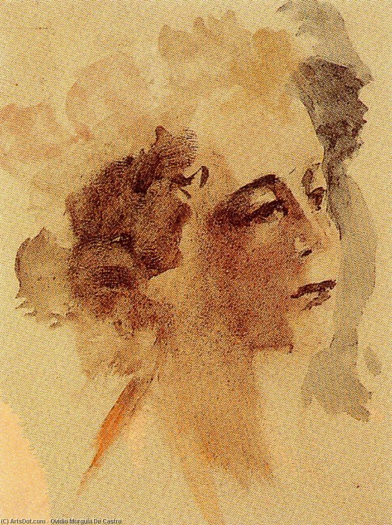 Head Of A Woman 1 — Ovidio Murguía De Castro