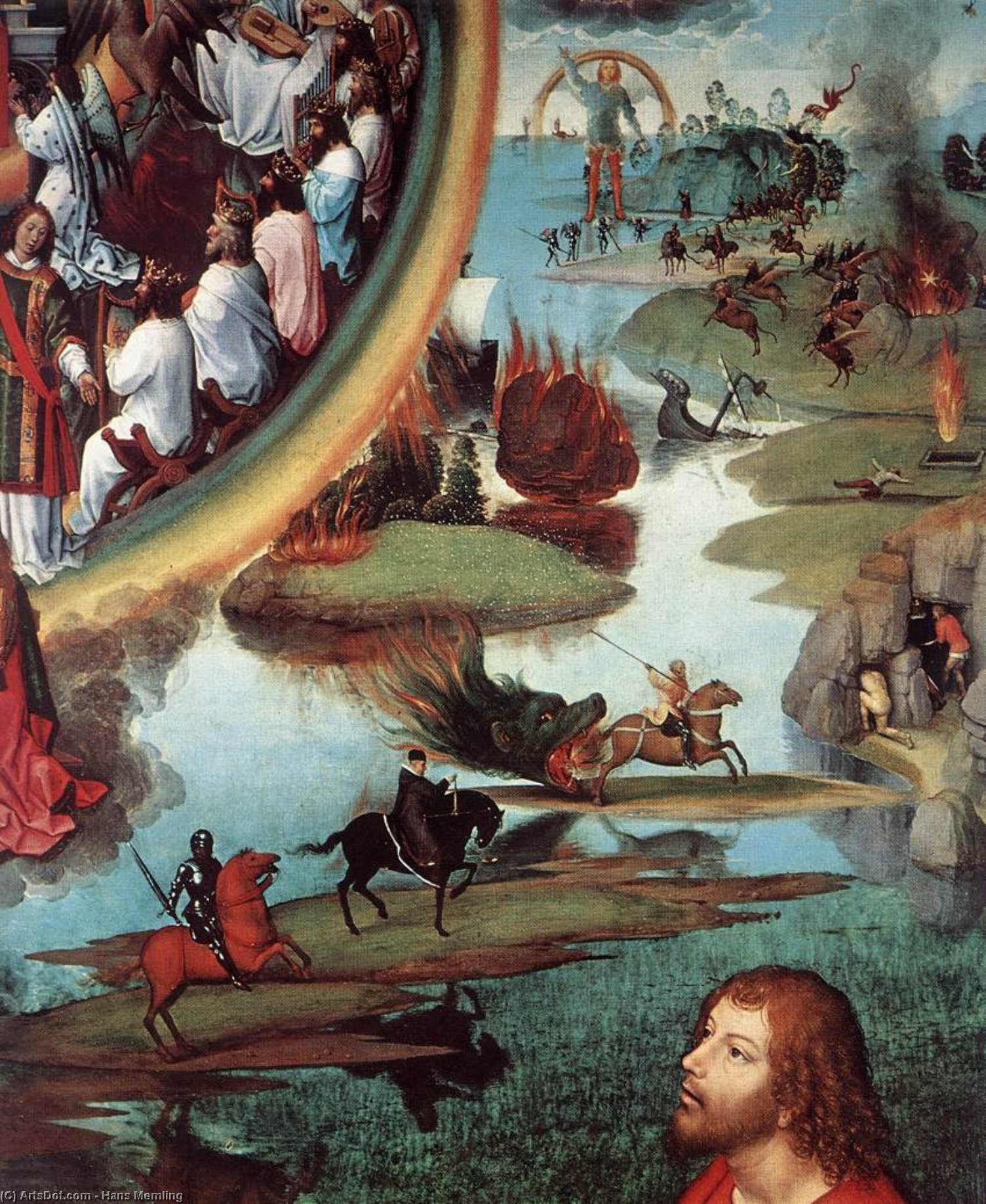 Middle - St John Altarpiece (detail)7 — Ханс Мемлинг