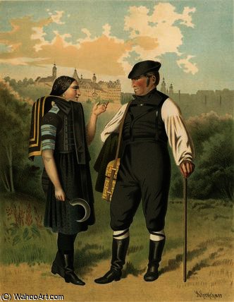 German Costume Allenburg — Albert Kretschmer