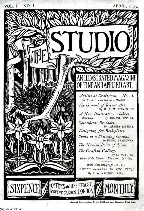 The Cover Of The Studio Volume 1 — Aubrey Vincent Beardsley