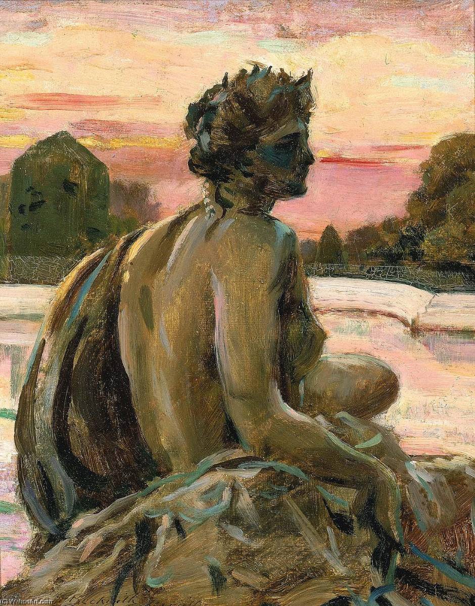 One Of The Figures At The Parterre D'eau — James Carroll Beckwith