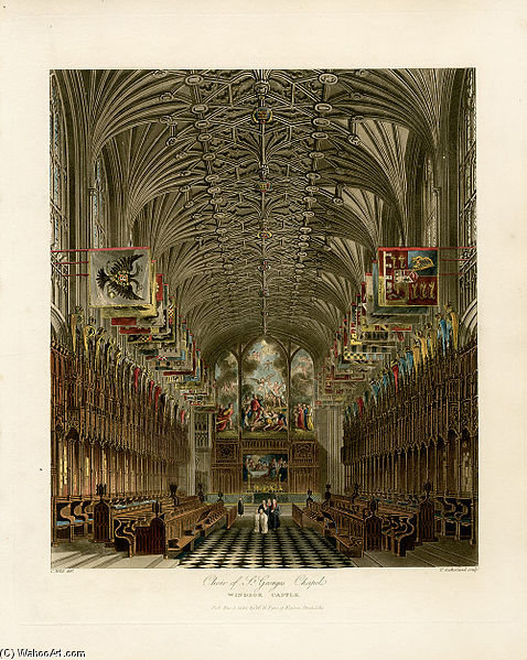 Choir Of St George's Chapel, Windsor Castle — Charles Wild