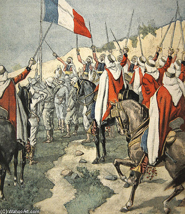 The French Flag In In-salah — Oswaldo Tofani