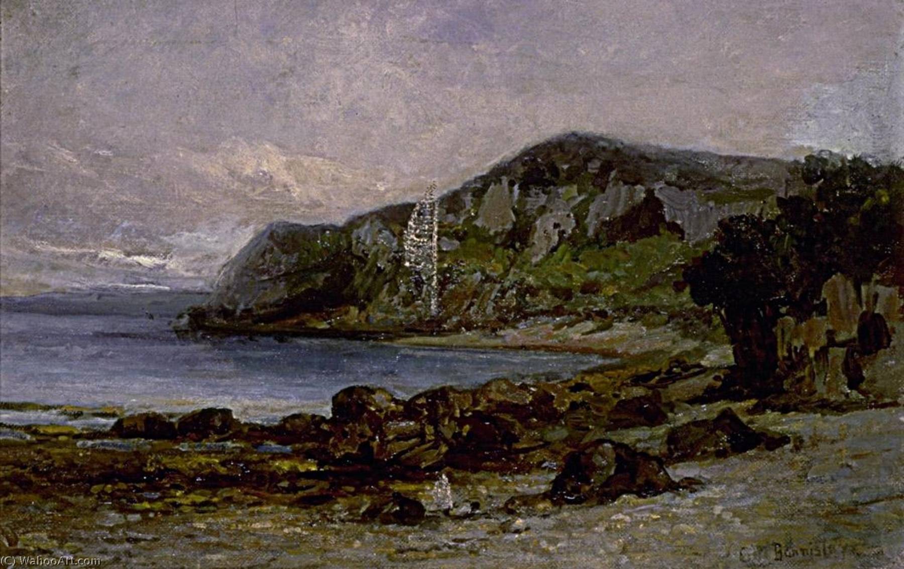 Rocks At Newport — Edward Mitchell Bannister
