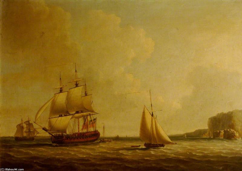 A Frigate With A View Of The Needles — Dominic Serres