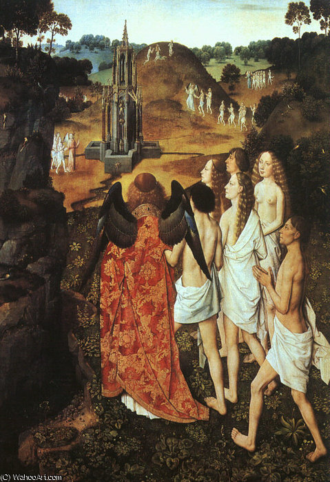 The Way To Paradise, Oil On Wood, Musée Des B — Dieric Bouts