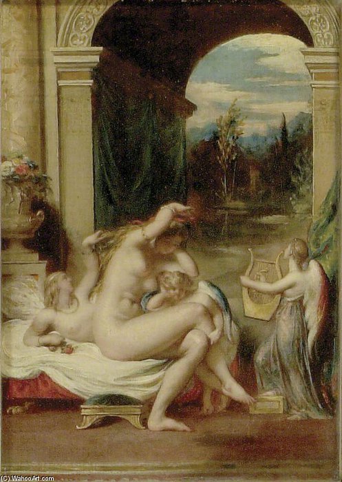 Venus, Cupid And Psyche — William Etty